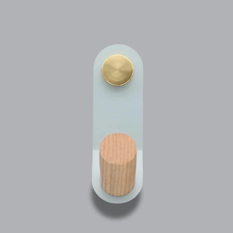 Kapstokhaak – Houten haak – Stevige wandmontage – Voor jassen & tassen