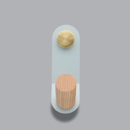 Kapstokhaak – Houten haak – Stevige wandmontage – Voor jassen & tassen