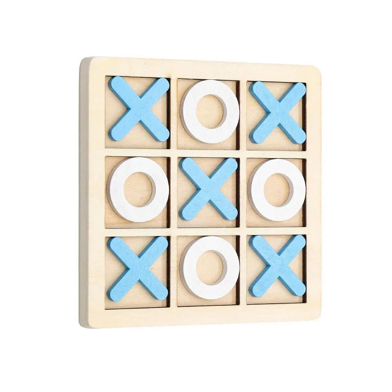Houten Tic Tac Toe Spel – Educatief – Voor Kinderen en Volwassenen
