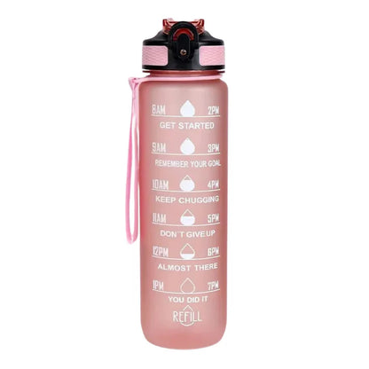 HydrateTrack Bottle | Waterfles Met Tijdlijn – Voor Dagelijks Gebruik