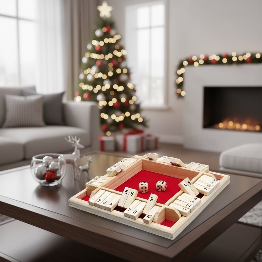 Houten Dobbelspel – Leerrijk Spel – Voor Kinderen en Gezinnen