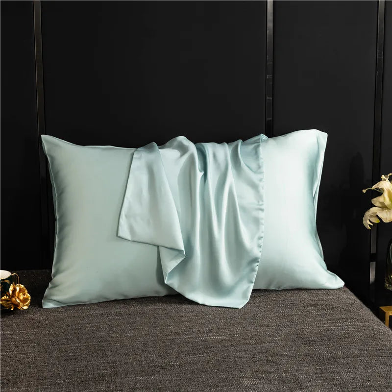 Satijnen Sierkussenhoes – Zachte Stof – Luxe Design – Voor Bed of Bank