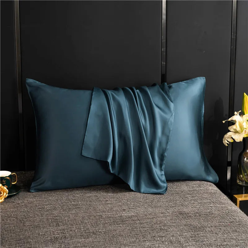 Satijnen Sierkussenhoes – Zachte Stof – Luxe Design – Voor Bed of Bank