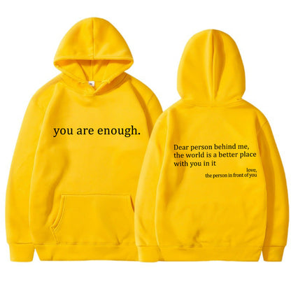 Hoodie Dames – Motivational Tekst – Zachte stof – Voor casual outfits