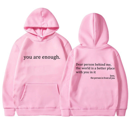 Hoodie Dames – Motivational Tekst – Zachte stof – Voor casual outfits