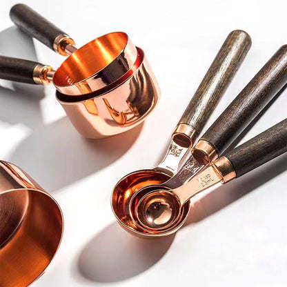 Maatlepels Set – Houten Handvat – Voor Koken & Bakken