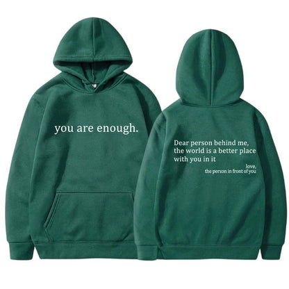 Hoodie Dames – Motivational Tekst – Zachte stof – Voor casual outfits