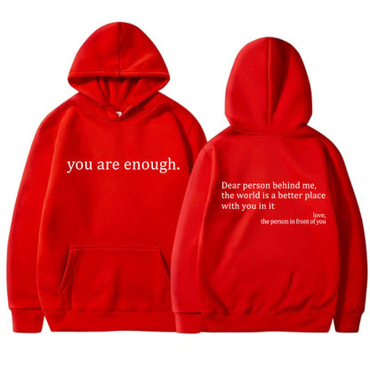 Hoodie Dames – Motivational Tekst – Zachte stof – Voor casual outfits