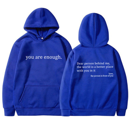 Hoodie Dames – Motivational Tekst – Zachte stof – Voor casual outfits