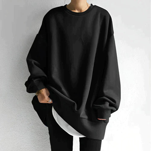 Oversized sweatshirt – zachte stof – comfortabele pasvorm – voor casual outfits