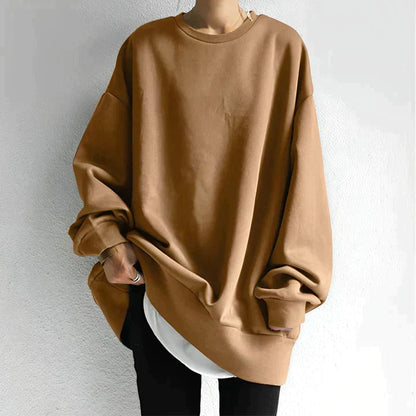 Oversized sweatshirt – zachte stof – comfortabele pasvorm – voor casual outfits