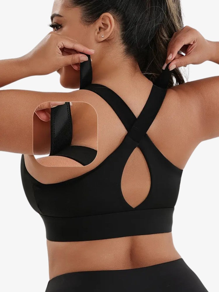 Sport BH – Verstelbare Bandjes – Met Rits – Voor Actieve Vrouwen