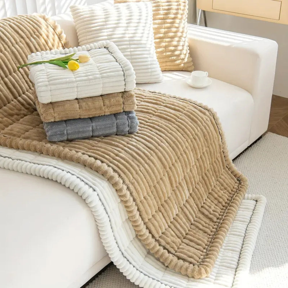 Pluche Dekentje – Zacht en comfortabel – Voor bank en bed