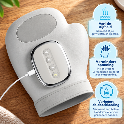 Fittershape Handmassage Handschoen – met warmte & luchtdruk