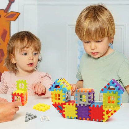 Bouwspeelgoed Set – Kleurige Blokken – Educatief – Voor Kinderen