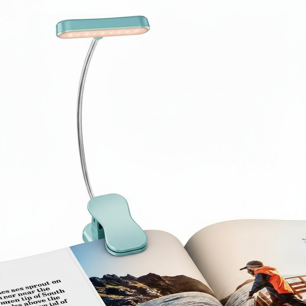 Leeslamp met Klem – Flexibele Hals – Voor Boeken en Tablets