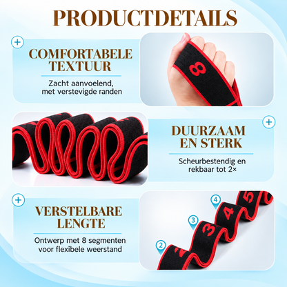 Fittershape Fitness Resistance Band – voor stretching & yoga
