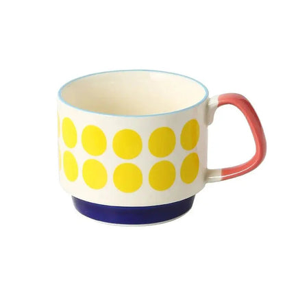 Mok met Appelmotief – Keramiek – Voor Koffie of Thee