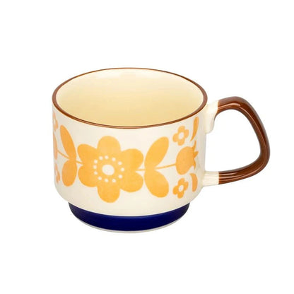 Mok met Appelmotief – Keramiek – Voor Koffie of Thee