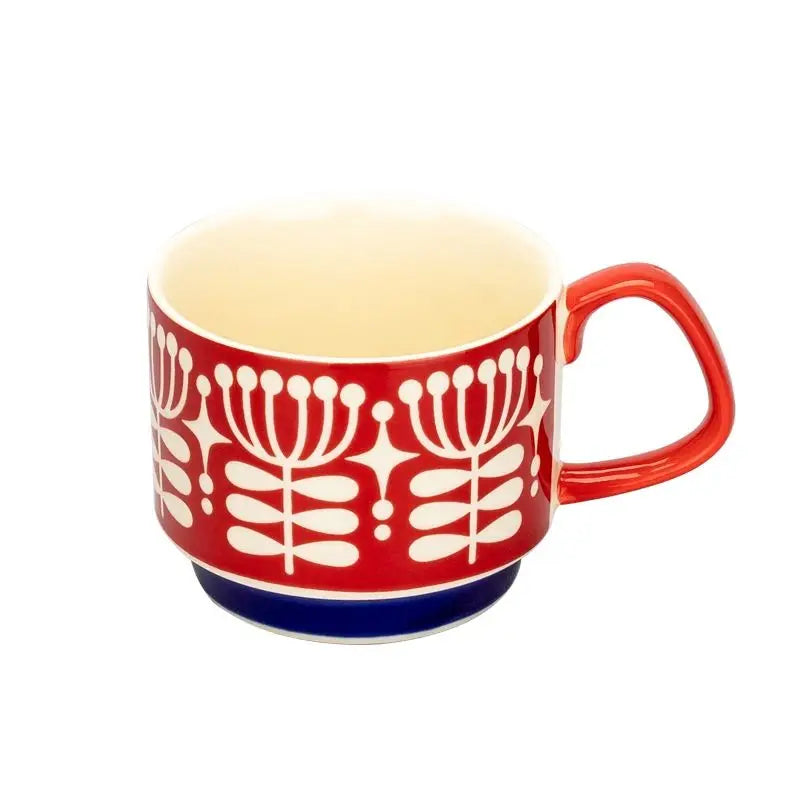 Mok met Appelmotief – Keramiek – Voor Koffie of Thee