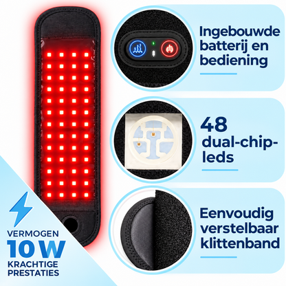 Fittershape Red Light Therapy Wrap – verlicht polspijn & tintelingen
