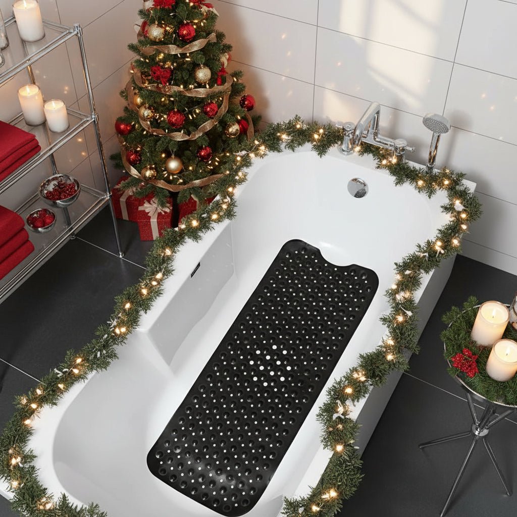 Antislip Badmat voor Badkuip – Duurzaam Rubber – Veilig en Waterdoorlatend