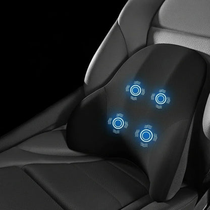 Auto Zittingsteun – Verwarmd – Massagefunctie – Geschikt voor Meeste Auto’s