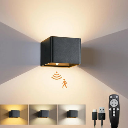 Wandlamp met Bewegingssensor – Dimbaar – USB Oplaadbaar – Geschikt voor Elke Kamer
