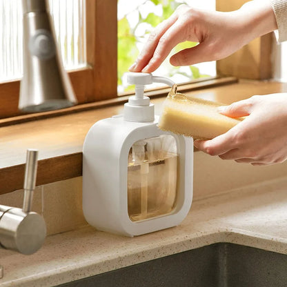 Zeepdispenser – Plastic – Handpomp – Voor badkamer en keuken