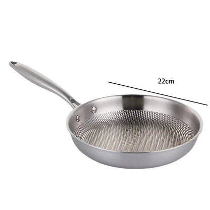 Rvs Koekenpan – Antikleef – Ergonomisch Handvat – Voor Keuken