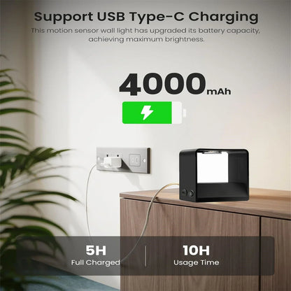 Wandlamp met Bewegingssensor – Dimbaar – USB Oplaadbaar – Geschikt voor Elke Kamer