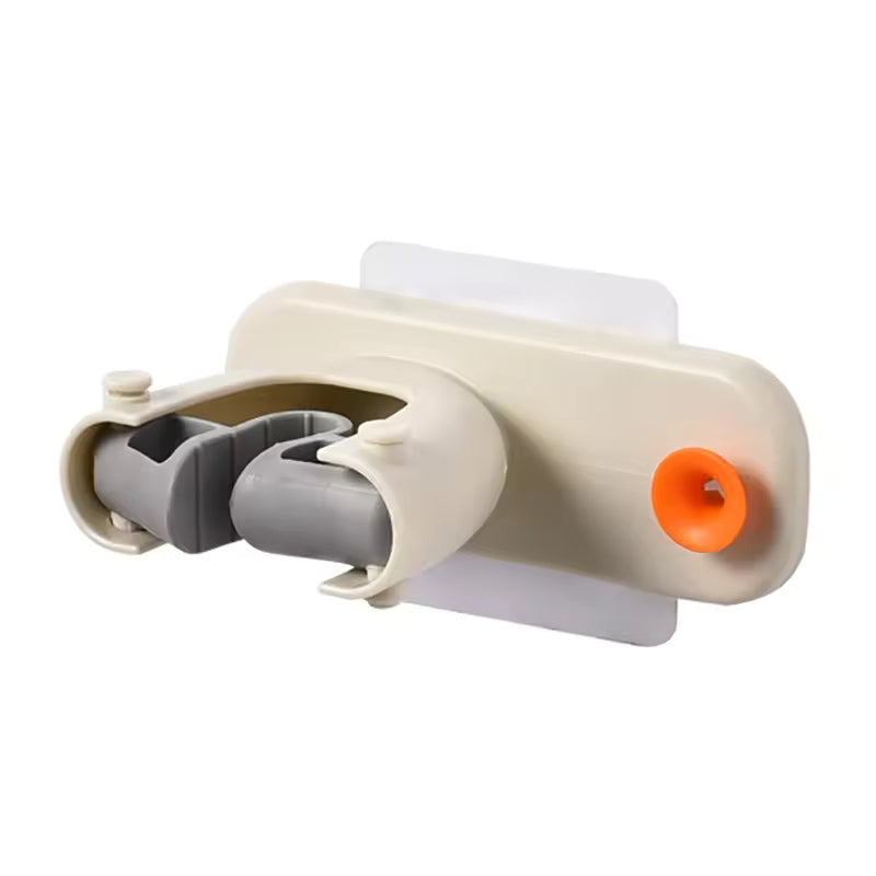 2-in-1 muurhaak – voor bezem en mop – multifunctioneel – voor thuisgebruik