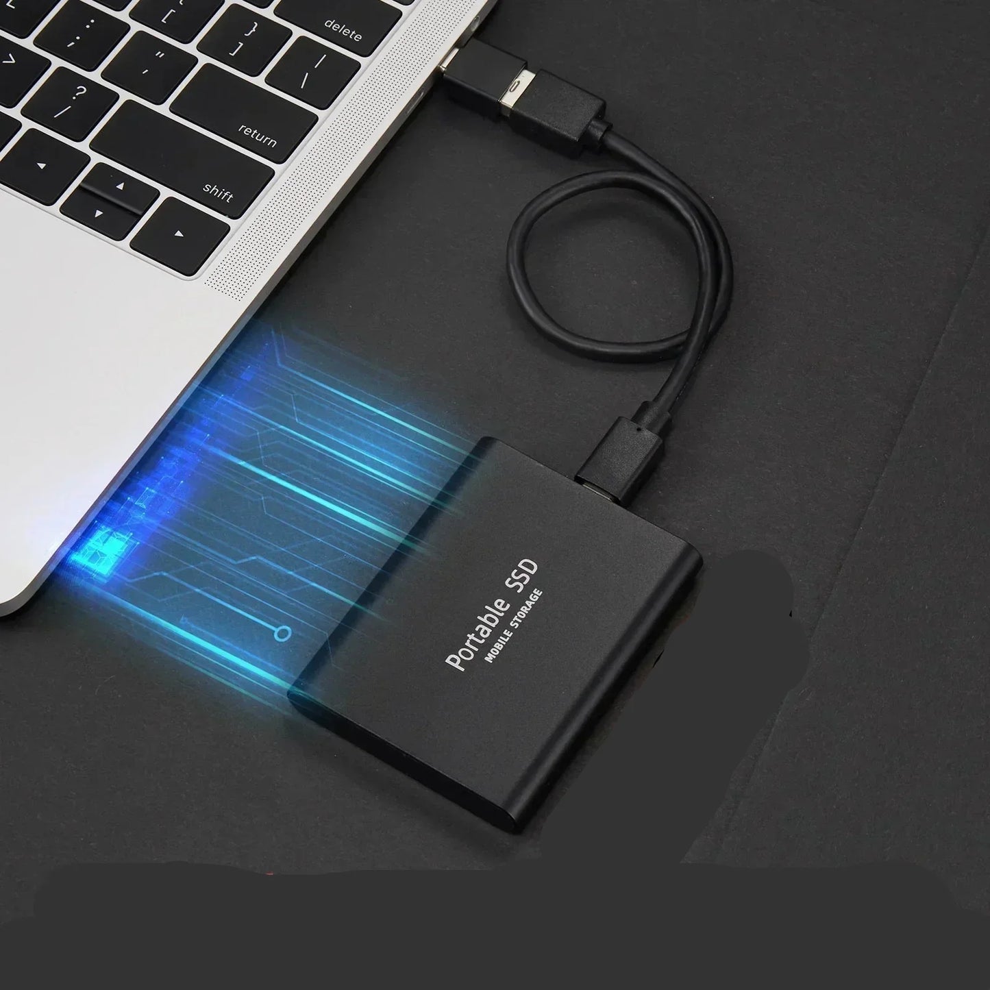 Portable SSD – Snel Geheugen – USB-C Verbinding – Voor Laptop