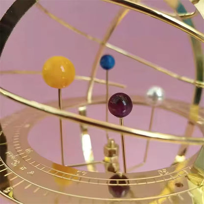 Aardbol met Beweging – Zonne- en Planetensysteem – Decoratief Model