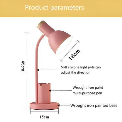 Bureaulamp – Verstelbaar – Met Telefoonhouder en Opbergfunctie