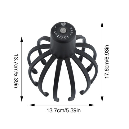 Hoofdmassageapparaat – 3D Vibratie – Verstelbaar – Voor hoofdhuid en ontspanning