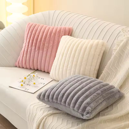Zachte Pluizige Kussens – Strepen Design – Voor Bank of Slaapkamer