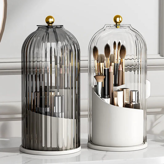 Make-up Organizer – Transparant Glas – Modern ontwerp – Voor make-up en kwasten