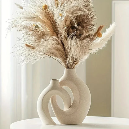 Vaas keramiek – Modern ontwerp – Voor bloemen – Voor interieurdecoratie