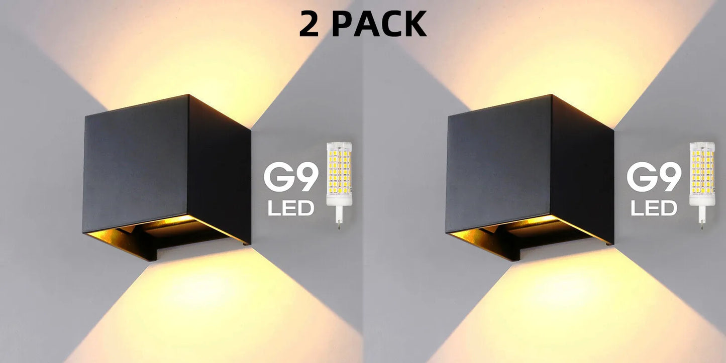 Wandlamp – Dubbele Verlichting – Sfeervolle LED Verlichting – Modern Design