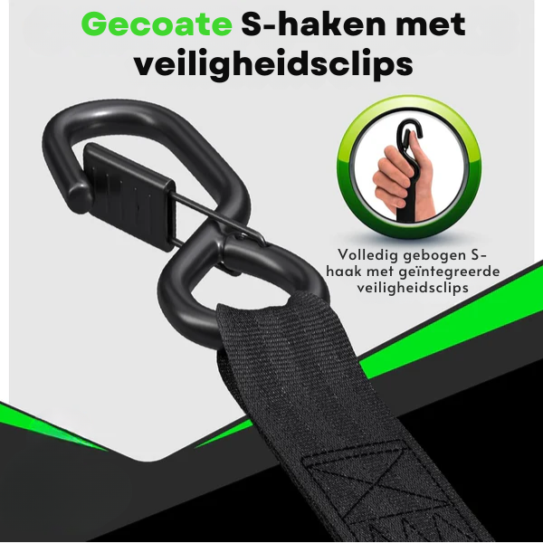 Verstelbare Spanbanden Set – Heavy Duty – Voor Lastenbeveiliging