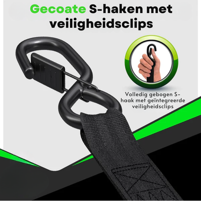 Verstelbare Spanbanden Set – Heavy Duty – Voor Lastenbeveiliging