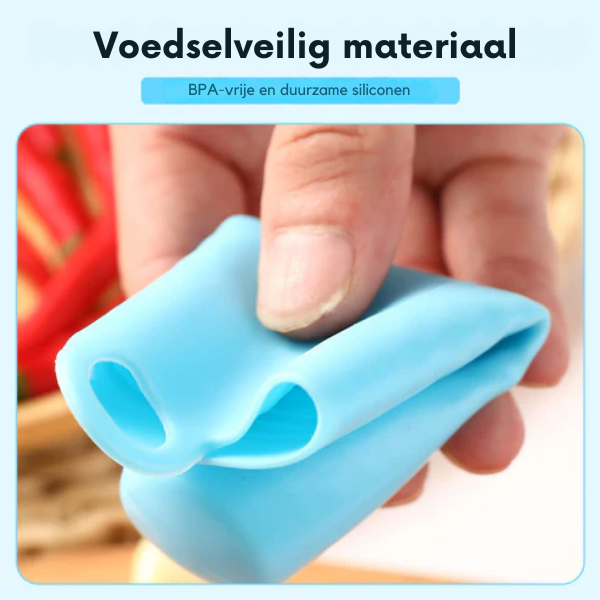 Siliconen Knoflookschiller – Handmatig – Eenvoudig in Gebruik – Voor Keuken