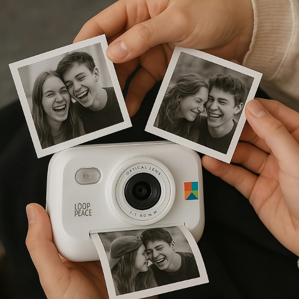 Retro Digitale Camera – Voor Instant Foto’s – Stijlvol en Handig