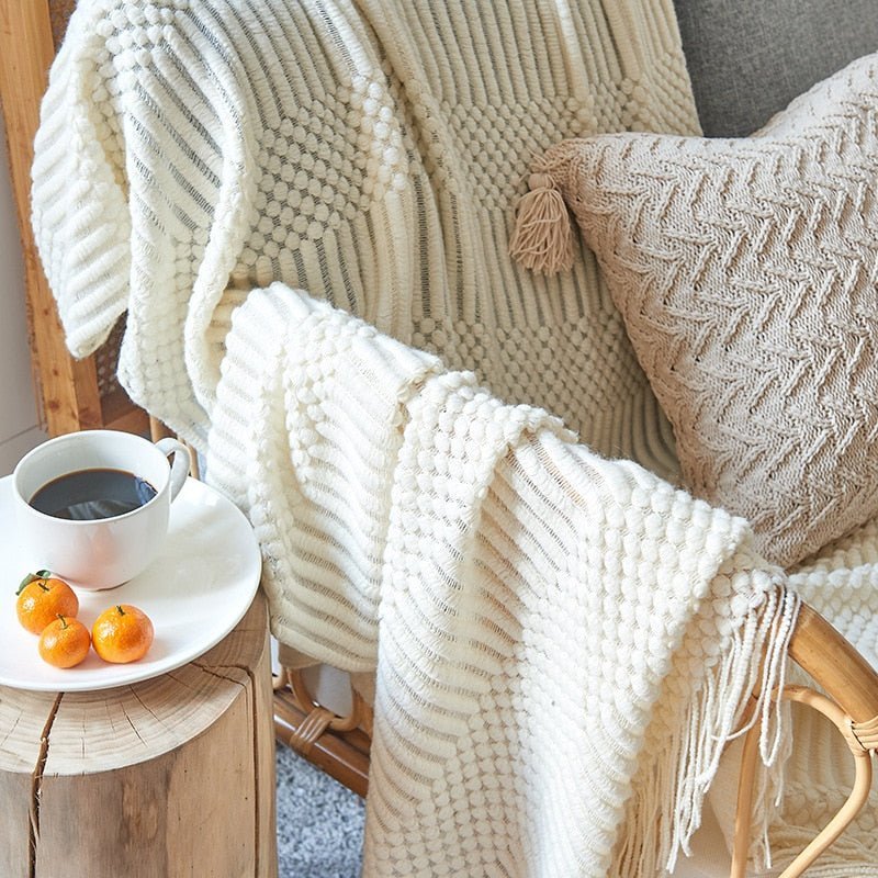 Geweven Woondeken – Zachte Katoen – Moderne Stijl – Voor Bank of Bed