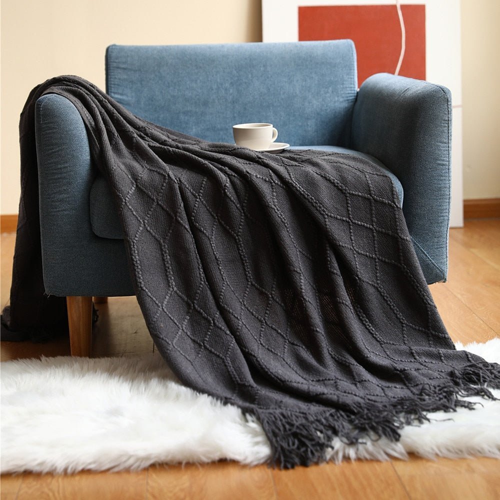Geweven Woondeken – Zachte Katoen – Moderne Stijl – Voor Bank of Bed