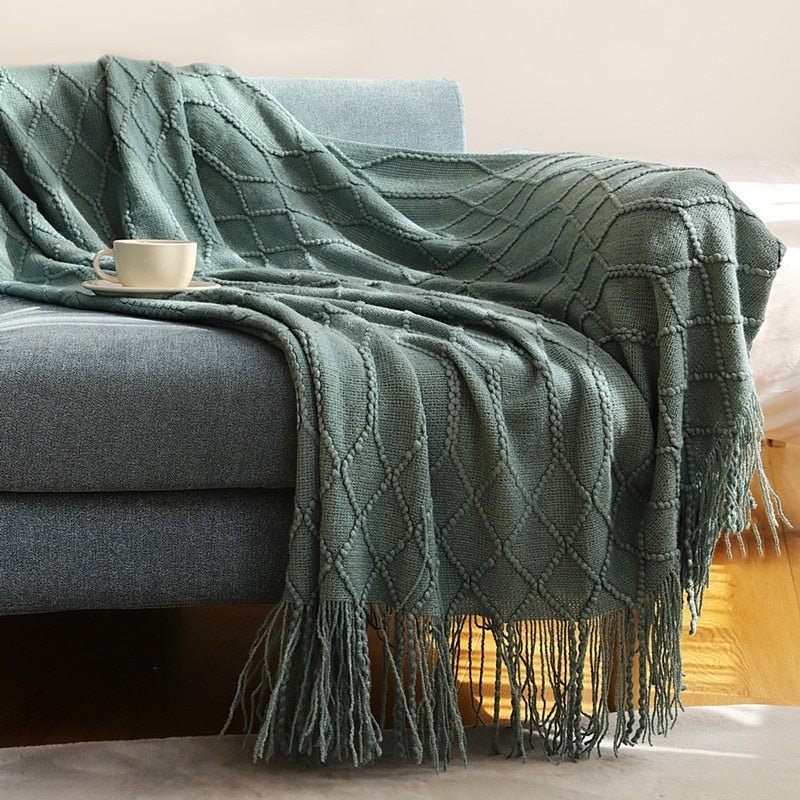 Geweven Woondeken – Zachte Katoen – Moderne Stijl – Voor Bank of Bed