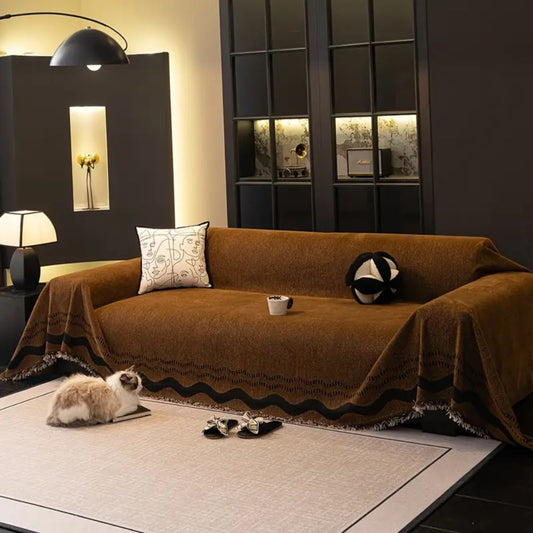 bankhoes – zachte stof – comfortabele bescherming voor bank of fauteuil