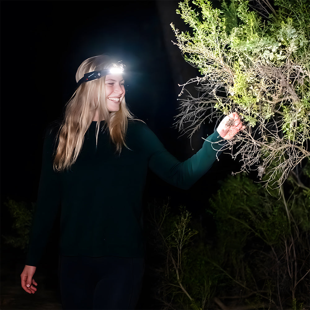 Oplaadbare LED Hoofdlamp – USB – Voor Hardlopen en Fietsen