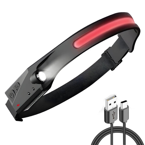 Oplaadbare LED Hoofdlamp – USB – Voor Hardlopen en Fietsen